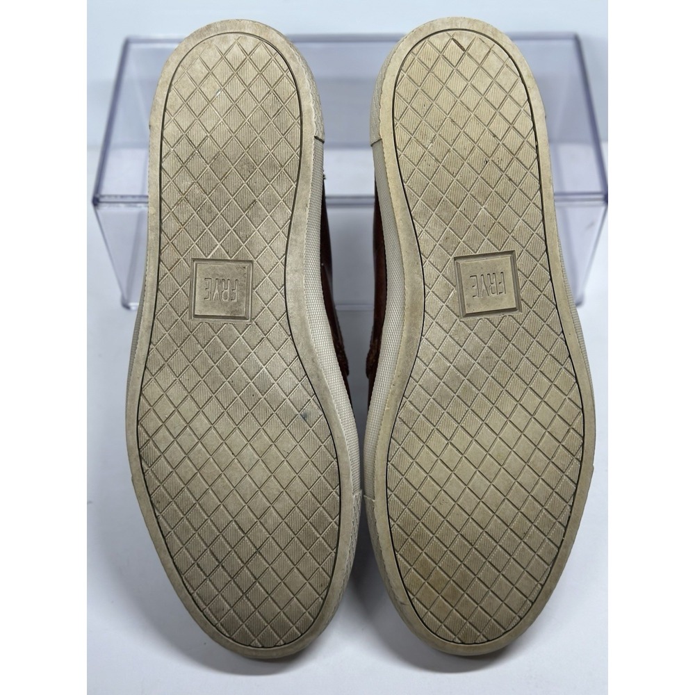 Frye Gates Slip On Brown Leather Loafer Sneakers Casual Shoes Men's Size 11.5 - Picture 7 of 11